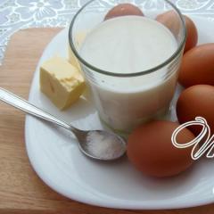 Как сделать обычный омлет из яиц